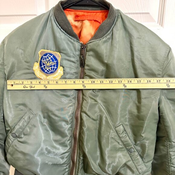US Air Force 1960s L-2B Flight Jacket Size Small Vintage - Picture 9 of 14
